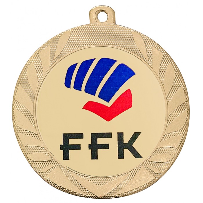 70MM IRON UV METAL PRINTED CUSTOM MEDAL - GOLD, SILVER OR BRONZE